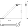 Stützradstrebe für 60mm Stützrad Anhänger Shop