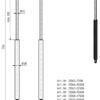 Gasfeder 14-28 750mm Anhänger Shop